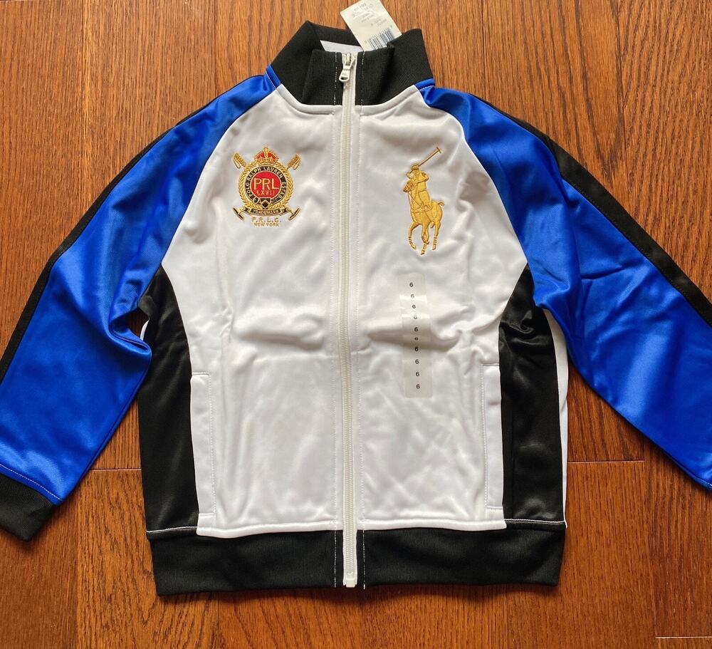 NWT POLO Ralph Lauren White Jacket Kid Size 6